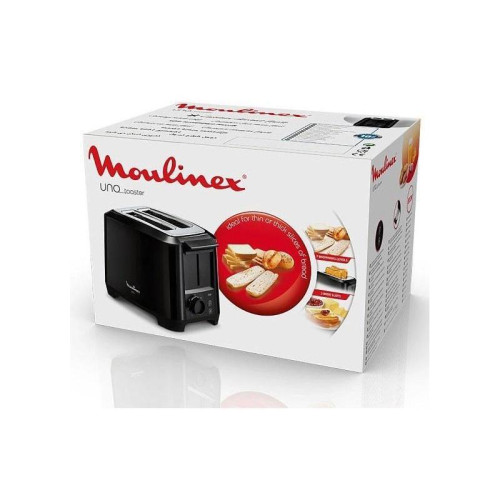 Тостер Moulinex Uno LT140811 800Вт черный