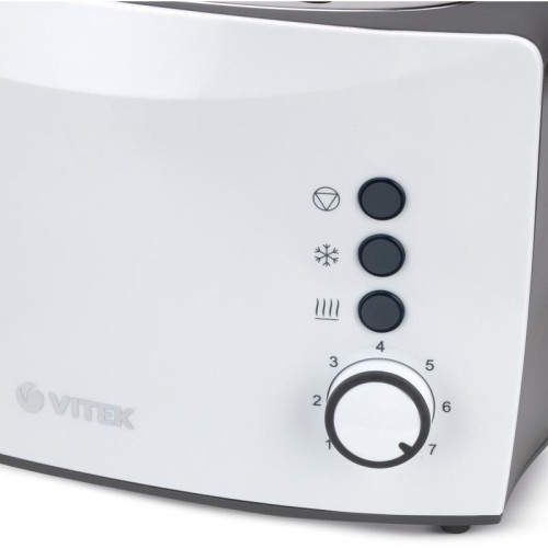 Тостер Vitek VT-7166 800Вт черный/белый