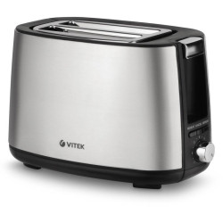 Тостер Vitek VT-7170 750Вт черный/стальной