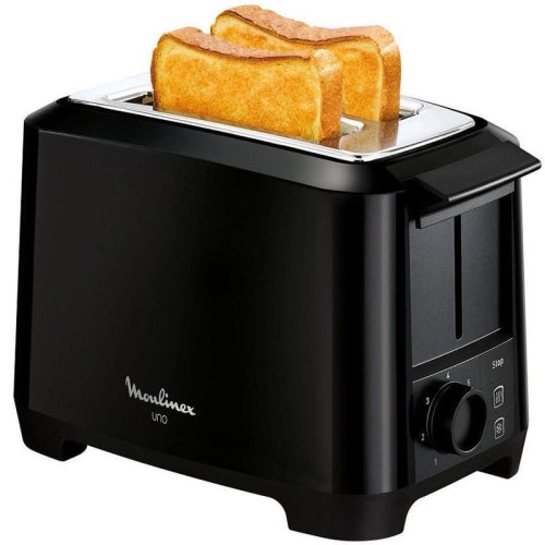 Тостер Moulinex Uno LT140811 800Вт черный