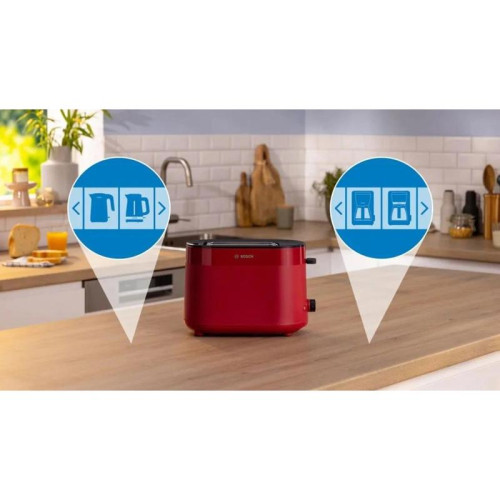 Тостер Bosch TAT2M124 950Вт красный Тостер Bosch TAT2M124 950Вт красный