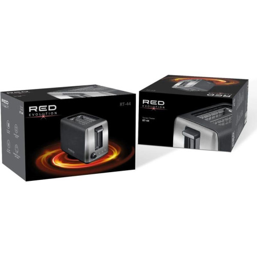 Тостер Red Solution RT-44 750Вт темно-серый/серебристый