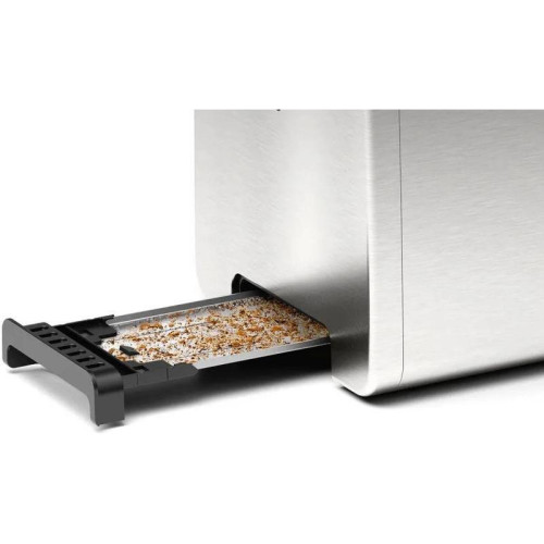 Тостер Bosch TAT4P420 970Вт нержавеющая сталь/черный