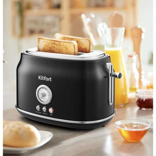 Тостер Kitfort KT-2038-1 685Вт черный Тостер Kitfort KT-2038-1 685Вт черный