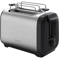 Тостер Tefal Express Metal TT5S1DE0 1200Вт серебристый/черный