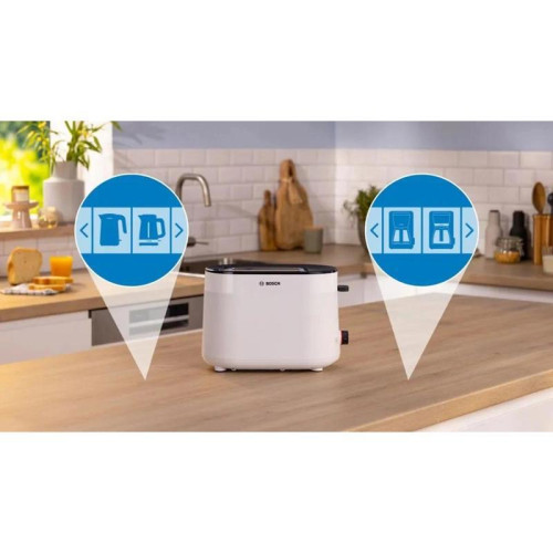 Тостер Bosch TAT2M121 950Вт белый Тостер Bosch TAT2M121 950Вт белый
