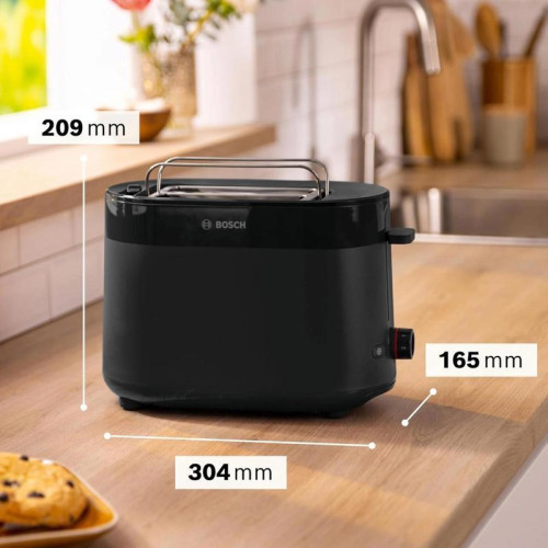Тостер Bosch TAT2M123 950Вт черный Тостер Bosch TAT2M123 950Вт черный
