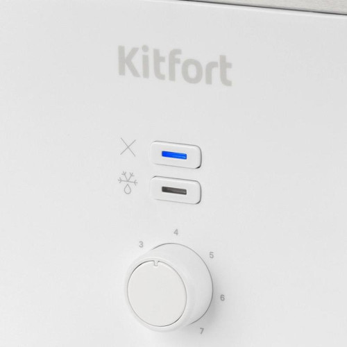 Тостер Kitfort КТ-4025 930Вт белый/стальной