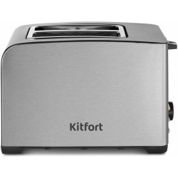 Тостер Kitfort КТ-6204 850Вт нержавеющая сталь/черный