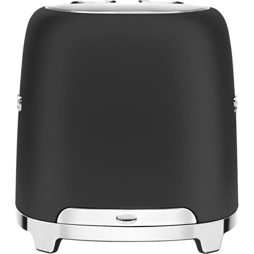 Стиль 50-х г.г, 2 ломтика, корпус из нержавеющей стали, 6 уровней поджаривания, черный матовый