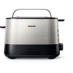 Тостер Philips HD2637/90 830Вт черный/серебристый