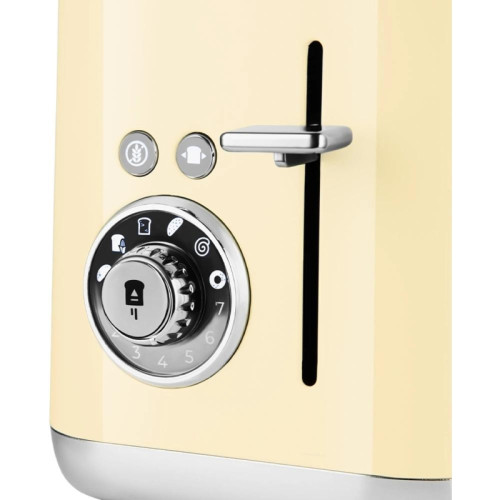 Тостер Kitfort КТ-6558 815Вт бежевый/стальной Тостер Kitfort КТ-6558 815Вт бежевый/стальной