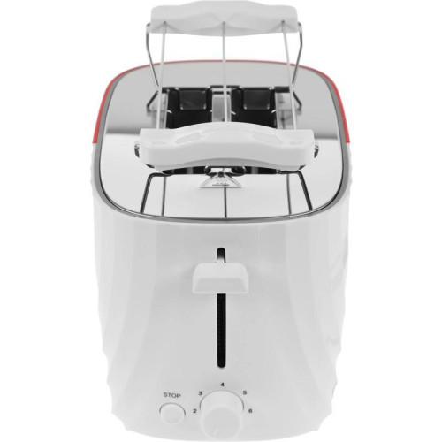 Тостер Polaris PET 0720 700Вт белый/красный