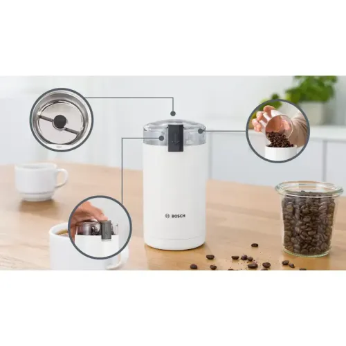 Кофемолка BOSCH TSM6A011W Кофемолка, белый