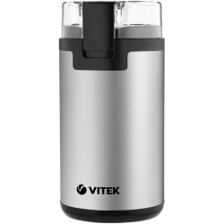 Кофемолка Vitek VT-8370 300Вт сист.помол.:ротац.нож вместим.:80гр белый