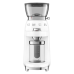 Кофемолка SMEG, стиль 50-х г.г., 15 уровней помола, конические жернова, объем контейнера для кофе 240 г,