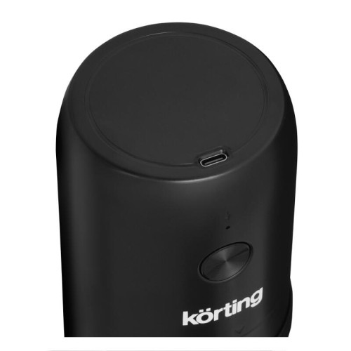Кофемолка KORTING/ Кофемолка KORTING, беспроводная, максимальная загрузка 75 г, 40 уровней помола, конические керамические жернова, кнопочное управление, защита от перегрева, автодомол, цвет черный Кофемолка KORTING/ Кофемолка KORTING, беспроводная, максимальная загрузка 75 г, 40 уровней помола, конические керамические жернова, кнопочное управление, защита от перегрева, автодомол, цвет черный