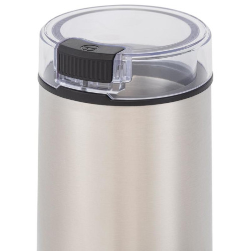 Кофемолка Hyundai HYC-G5261 200Вт сист.помол.:ротац.нож вместим.:60гр серебристый