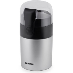 Кофемолка Vitek VT-1540 SR 120Вт сист.помол.:ротац.нож вместим.:40гр серебристый