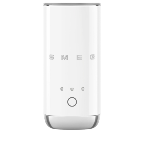 Вспениватель молока Smeg, стиль 50-х г.г., мощность 500 Вт, холодная/горячая пена, автоматическое отключение, кнопочное управление, цвет белый