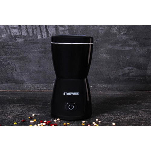 Кофемолка Starwind SGP8426 200Вт сист.помол.:ротац.нож вместим.:80гр черный