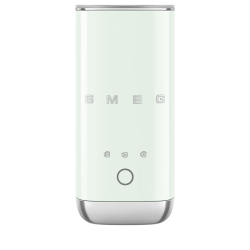 Вспениватель молока Smeg, стиль 50-х г.г., мощность 500 Вт, холодная/горячая пена, автоматическое отключение, кнопочное управление, цвет пастельный зеленый