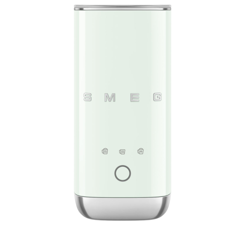 Вспениватель молока Smeg, стиль 50-х г.г., мощность 500 Вт, холодная/горячая пена, автоматическое отключение, кнопочное управление, цвет пастельный зеленый