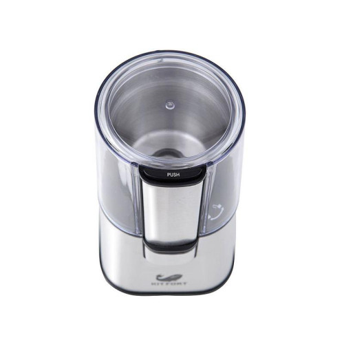 Кофемолка Kitfort КТ-1315 180Вт сист.помол.:ротац.нож вместим.:60гр серебристый