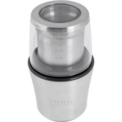 Кофемолка Kitfort КТ-1329 200Вт сист.помол.:ротац.нож вместим.:70гр серебристый