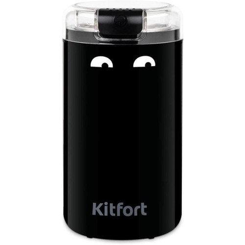 Кофемолка Kitfort КТ-7116 200Вт сист.помол.:ротац.нож вместим.:40гр черный