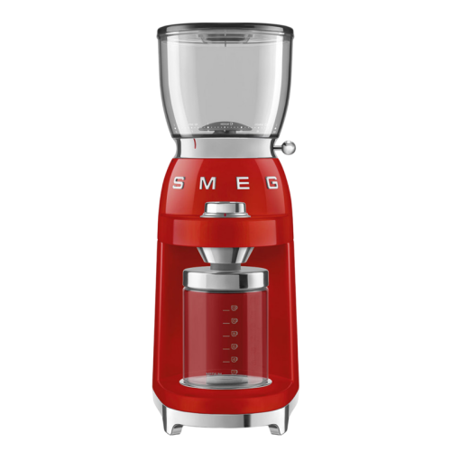 Многофункциональная кофемолка с коническими жерновами, 30 уровней помола, цвет красный