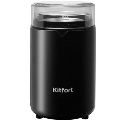 Кофемолка Kitfort КТ-1314 150Вт сист.помол.:ротац.нож вместим.:60гр черный