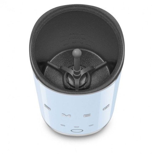 Вспениватель молока Smeg, стиль 50-х г.г., мощность 500 Вт, холодная/горячая пена, автоматическое отключение, кнопочное управление, цвет пастельный голубой