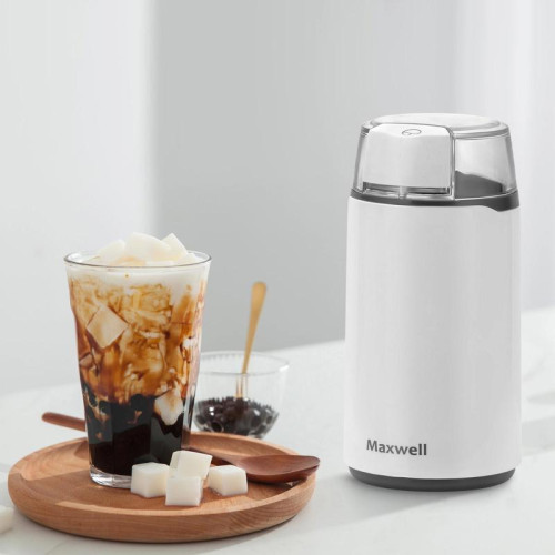 Кофемолка Maxwell MW-1703 W 200Вт сист.помол.:ротац.нож вместим.:45гр белый Кофемолка Maxwell MW-1703 W 200Вт сист.помол.:ротац.нож вместим.:45гр белый