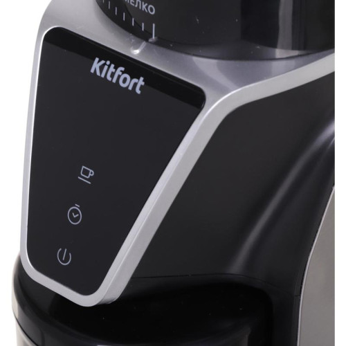 Кофемолка Kitfort КТ-784 165Вт сист.помол.:жернова вместим.:100гр черный