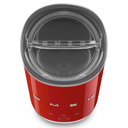 Вспениватель молока Smeg, стиль 50-х г.г., мощность 500 Вт, холодная/горячая пена, автоматическое отключение, кнопочное управление, цвет красный