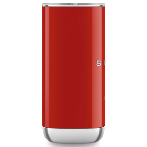 Вспениватель молока Smeg, стиль 50-х г.г., мощность 500 Вт, холодная/горячая пена, автоматическое отключение, кнопочное управление, цвет красный