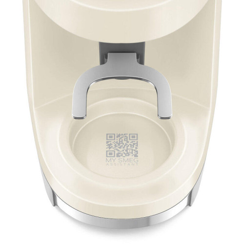 Кофемолка SMEG, стиль 50-х г.г., 15 уровней помола, конические жернова, объем контейнера для кофе 240 г, цвет сталь Кофемолка SMEG, стиль 50-х г.г., 15 уровней помола, конические жернова, объем контейнера для кофе 240 г, цвет сталь