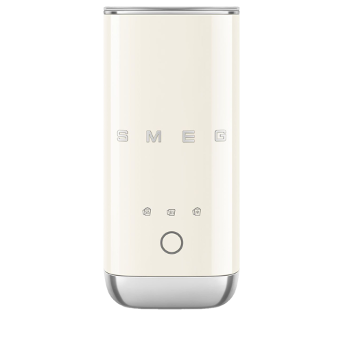 Вспениватель молока Smeg, стиль 50-х г.г., мощность 500 Вт, холодная/горячая пена, автоматическое отключение, кнопочное управление, цвет кремовый