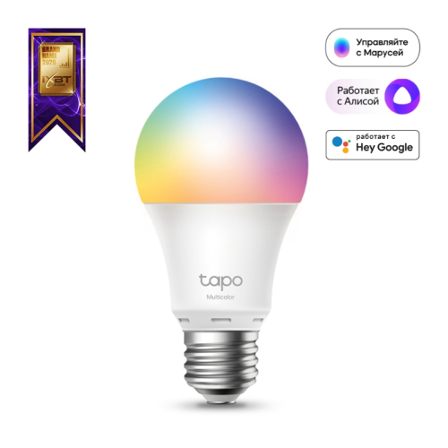 Умная Wi-Fi лампа/ WiFi Bulb, A60 size, E27, 9.5W, 2000k-6500k tunable white, 800 lumens