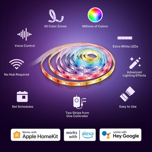 Умная светодиодная Wi-Fi лента/ Smart Wi-Fi Light Strip, Multicolor