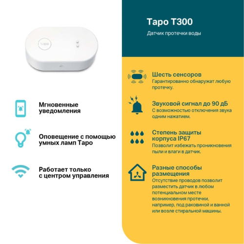 Датчик протечки воды/ Smart Water Leak Sensor