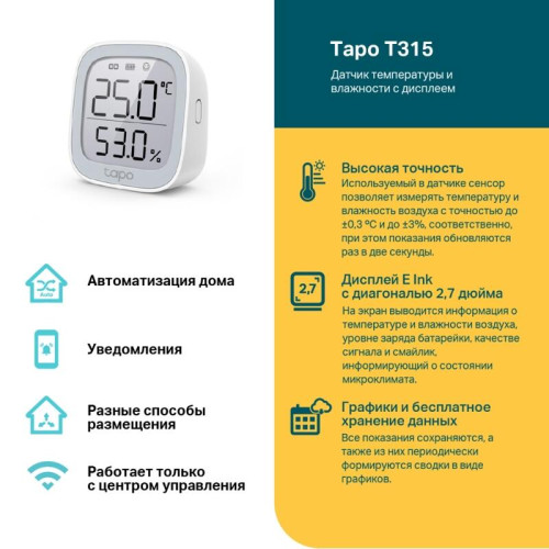 Умный датчик температуры и влажности/ Smart Temperature and Humidity Monitor Умный датчик температуры и влажности/ Smart Temperature and Humidity Monitor