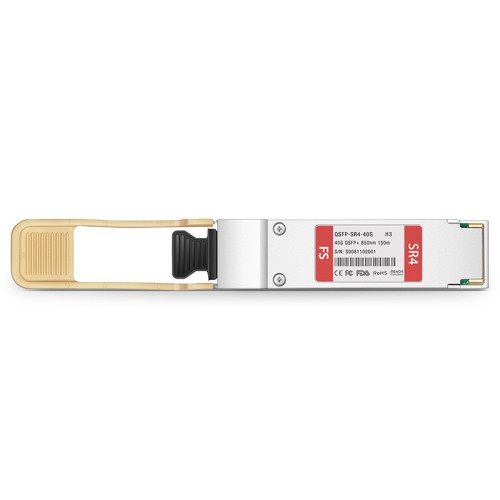 Трансивер/ QSFP+ 40GBASE Optical Transceiver Module (850nm,100m,SR4,Support 40G to 4*10G)