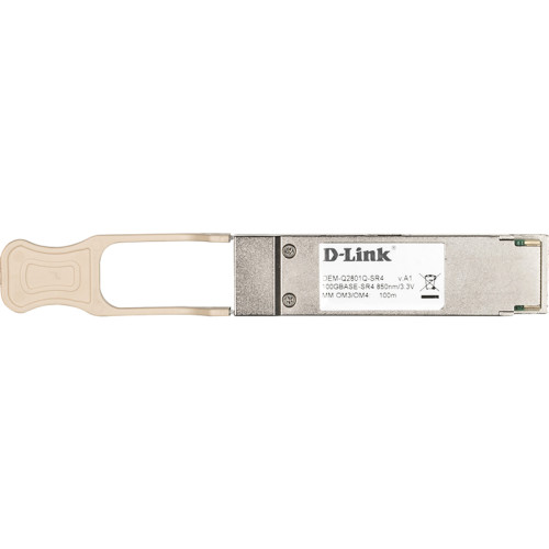 Трансивер/ DEM-Q2801Q-SR4 QSFP28 Transceiver, 100GBase-SR4, MPO, 850nm, Multi-mode, OM3:70M/OM4:100M