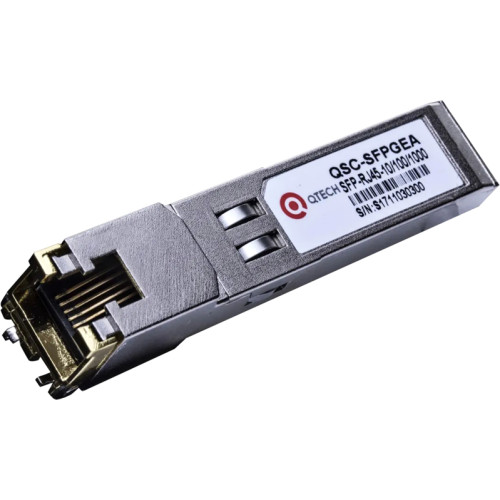 Трансивер/ Copper SFP модуль, 100m, 10/100/1000Мбит/c, RJ45, AN