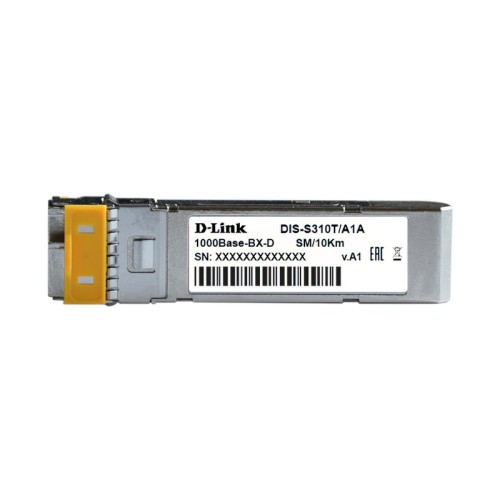 Трансивер/ S310R/10KM Industrial WDM SFP Transceiver, 1000Base-BX-U, Simplex LC, TX: 1310nm, RX: 1550nm, Single-mode, 10KM, - 40° to 85°C