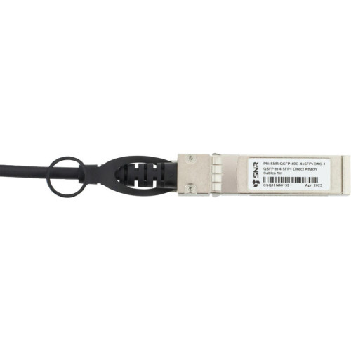 Модуль/ Модуль 40G QSFP-40G->4xSFP+ DAC,  дальность до 1м