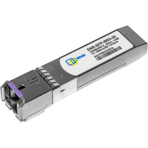 Модуль/ Модуль SFP WDM, дальность до 20км (14dB), 1550нм Модуль/ Модуль SFP WDM, дальность до 20км (14dB), 1550нм