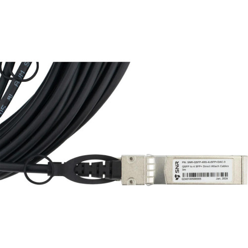 Модуль/ Модуль 40G QSFP-40G->4xSFP+ DAC,  дальность до 3м